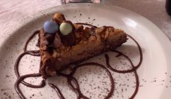 Easter eggs and chocolate volcanic cheesecake at The Idyll Swan